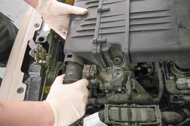 Fiat 500 air shop filter box