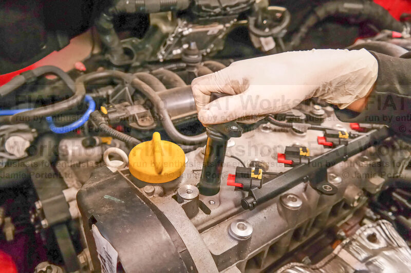Replacing The Air Filter Coil Pack And Spark Plugs On A 500L 1.4 MPI