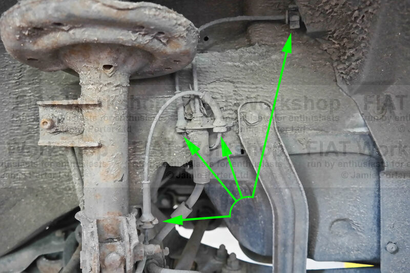 Removing The Front ABS Sensor On A Fiat Abarth 500