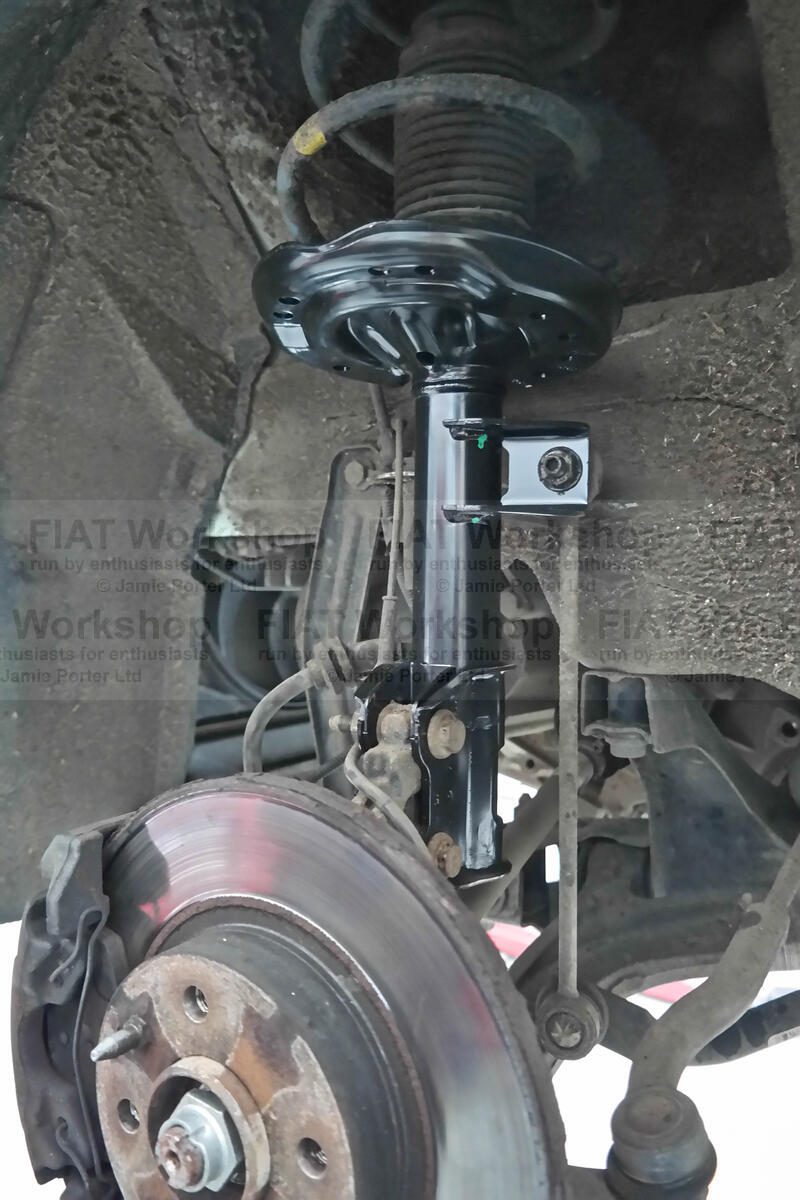 Front shock absorber replacement